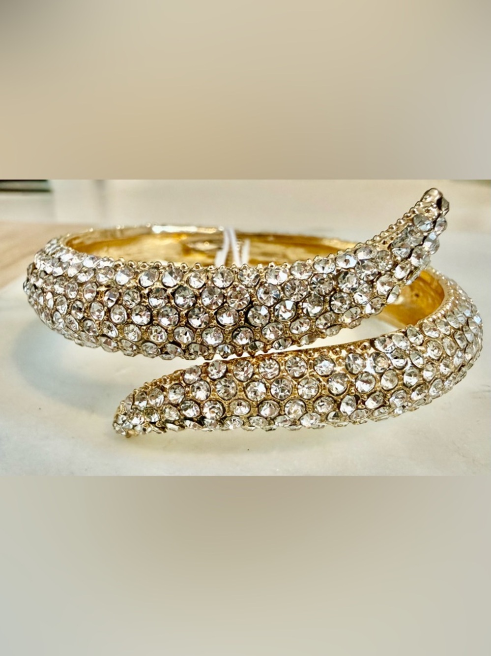 PRISM Gold Crystal Wrap Bracelet